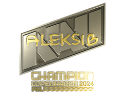 Sticker | Aleksib (Gold, Champion) | Copenhagen 2024