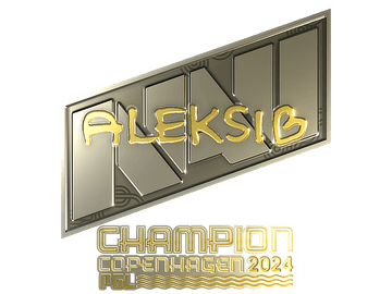 Sticker | Aleksib (Gold, Champion) | Copenhagen 2024