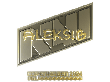 Sticker | Aleksib (Gold) | Copenhagen 2024