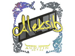 Sticker | Aleksib (Holo) | Austin 2025