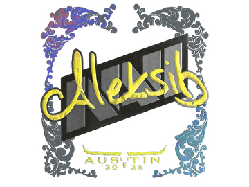 Sticker | Aleksib (Holo) | Austin 2025