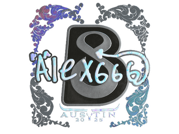 Sticker | alex666 (Holo) | Austin 2025