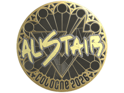 Sticker | aliStair (Gold) | Cologne 2026