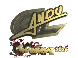 Sticker | aNdu (Gold) | Shanghai 2024