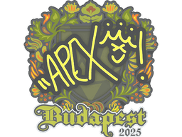 Sticker | apEX | Budapest 2025