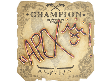 Sticker | apEX (Champion) | Austin 2025