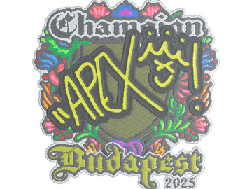 Sticker | apEX (Embroidered, Champion) | Budapest 2025