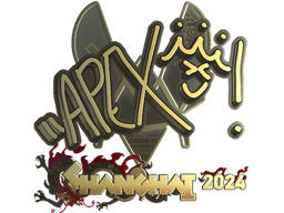 Sticker | apEX (Gold) | Shanghai 2024