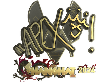Sticker | apEX (Gold) | Shanghai 2024