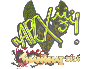 Sticker | apEX (Holo) | Shanghai 2024