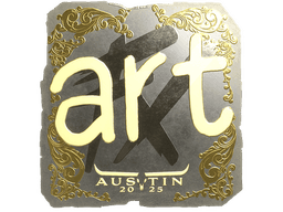 Sticker | arT (Gold) | Austin 2025