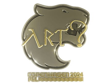 Sticker | arT (Gold) | Copenhagen 2024