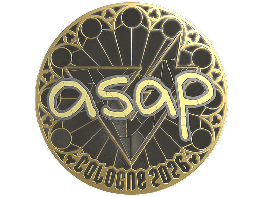 Sticker | asap (Gold) | Cologne 2026