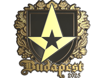 Sticker | Astralis (Gold) | Budapest 2025