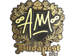 Sticker | AW (Gold) | Budapest 2025