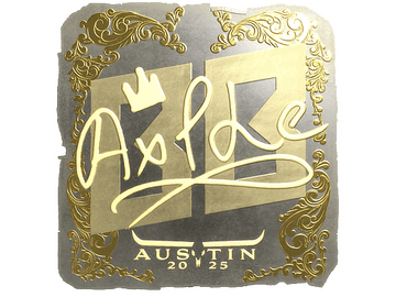 Sticker | Ax1Le (Gold) | Austin 2025