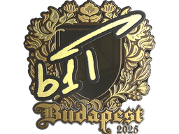 Sticker | b1t (Gold) | Budapest 2025