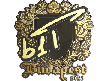 Sticker | b1t (Gold) | Budapest 2025