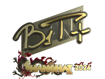 Sticker | b1t (Gold) | Shanghai 2024