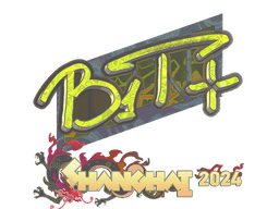 Sticker | b1t (Holo) | Shanghai 2024
