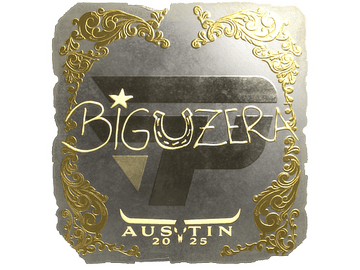 Sticker | biguzera (Gold) | Austin 2025