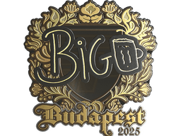 Sticker | biguzera (Gold) | Budapest 2025
