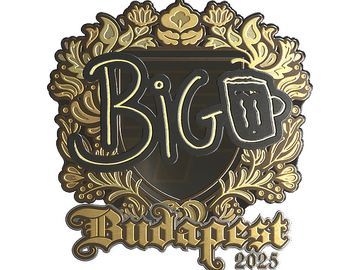 Sticker | biguzera (Gold) | Budapest 2025