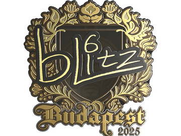 Sticker | bLitz (Gold) | Budapest 2025