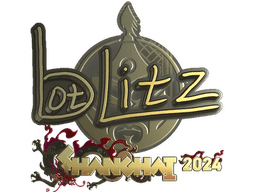 Sticker | bLitz (Gold) | Shanghai 2024