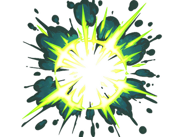 Sticker | Boom Epicenter (Glitter)