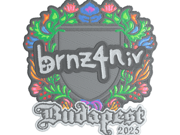 Sticker | brnz4n (Embroidered) | Budapest 2025