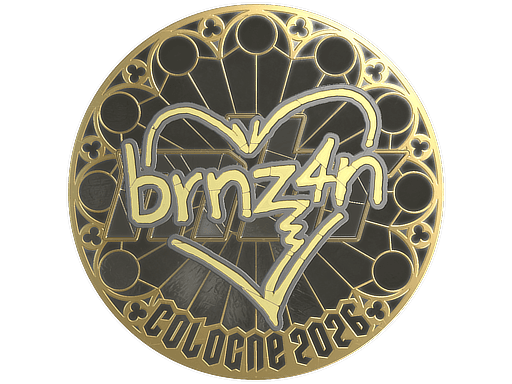 Sticker | brnz4n (Gold) | Cologne 2026