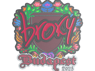 Sticker | broky (Embroidered) | Budapest 2025