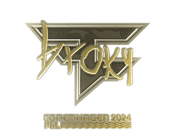 Sticker | broky (Gold) | Copenhagen 2024