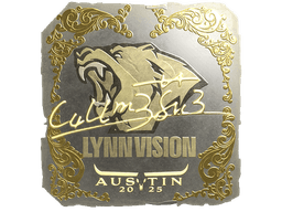 Sticker | C4LLM3SU3 (Gold) | Austin 2025