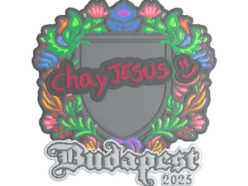 Sticker | chayJESUS (Embroidered) | Budapest 2025
