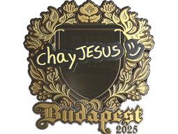 Sticker | chayJESUS (Gold) | Budapest 2025