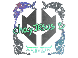 Sticker | chayJESUS (Holo) | Austin 2025