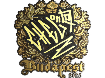 Sticker | chelo (Gold) | Budapest 2025