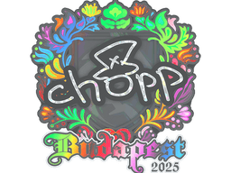 Sticker | chopper (Holo) | Budapest 2025