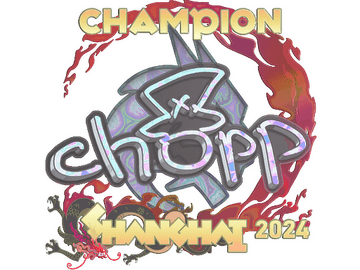 Sticker | chopper (Holo, Champion) | Shanghai 2024