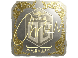 Sticker | Chr1zN (Gold) | Austin 2025