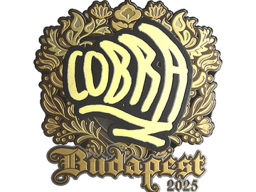 Sticker | cobra (Gold) | Budapest 2025