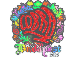 Sticker | cobra (Holo) | Budapest 2025