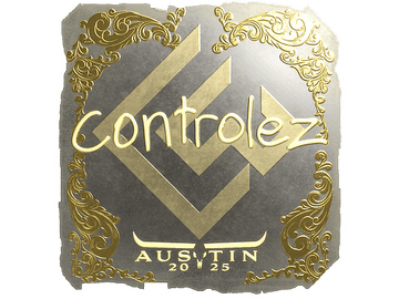Sticker | controlez (Gold) | Austin 2025