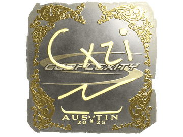 Sticker | Cxzi (Gold) | Austin 2025