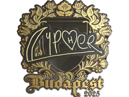 Sticker | Cypher (Gold) | Budapest 2025
