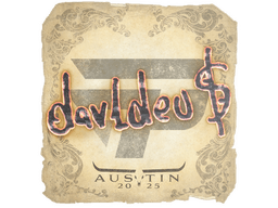 Sticker | dav1deuS | Austin 2025