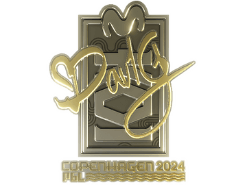 Sticker | dav1g (Gold) | Copenhagen 2024