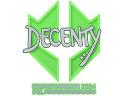 Sticker | decenty | Copenhagen 2024